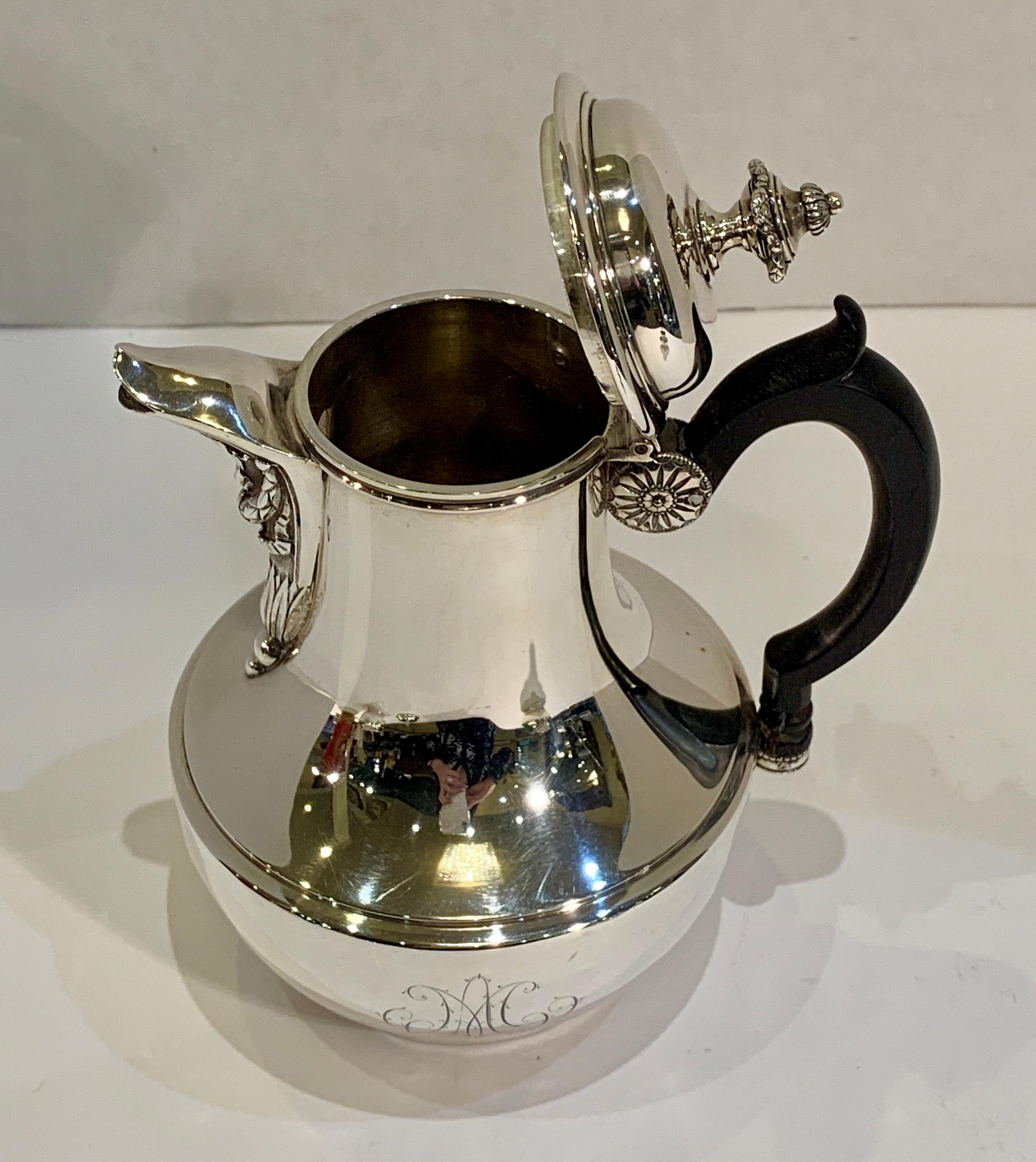 Jean-Baptiste-Claude Odiot: 3-teiliges Frühstücks-, Kaffee- oder Tee-Set aus Sterlingsilber (Neoklassisch) im Angebot