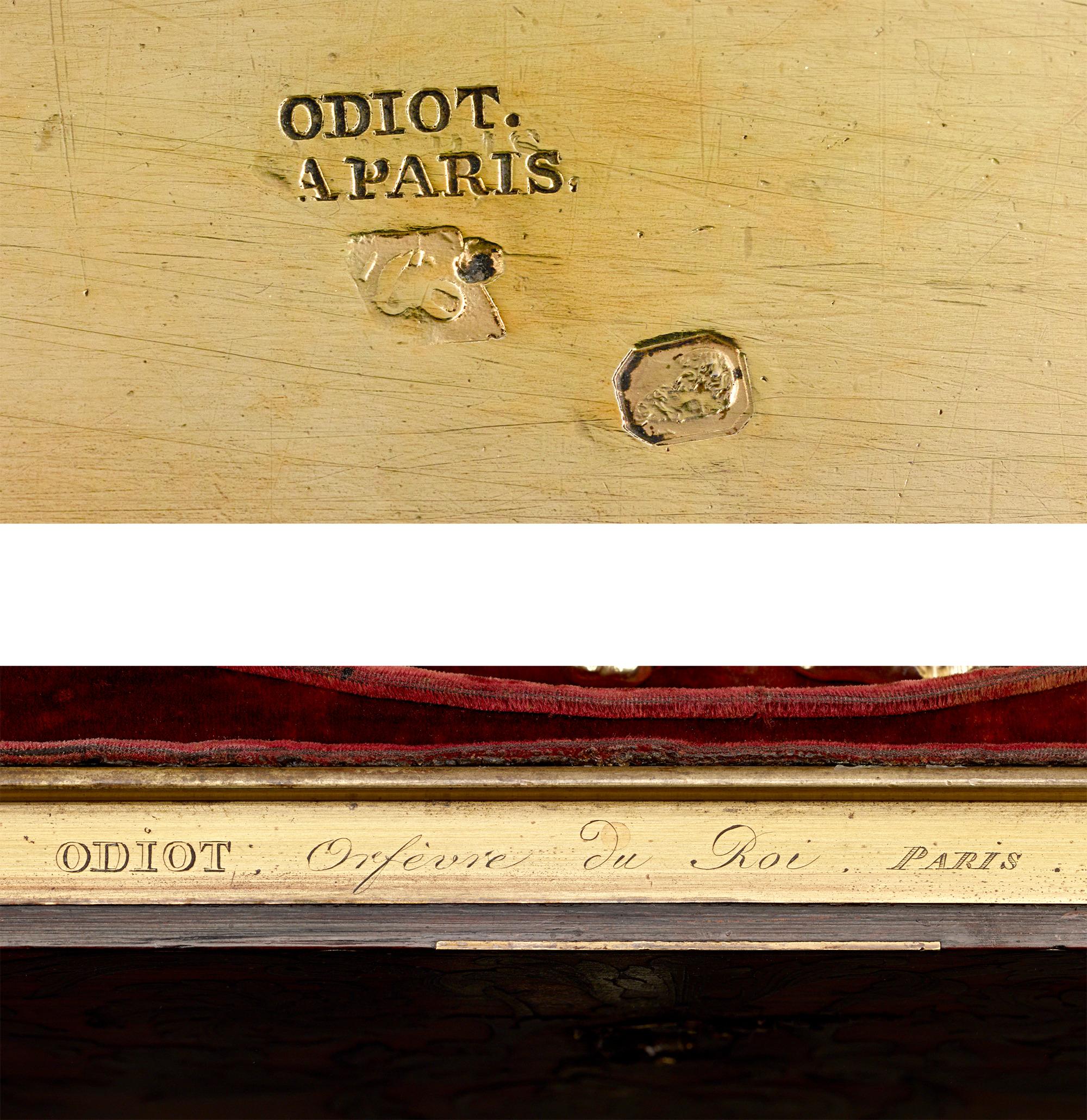 Odiot French Empire Silver-Gilt Traveling Dressing Case 3