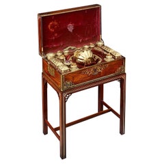 Odiot French Empire Silver-Gilt Traveling Dressing Case