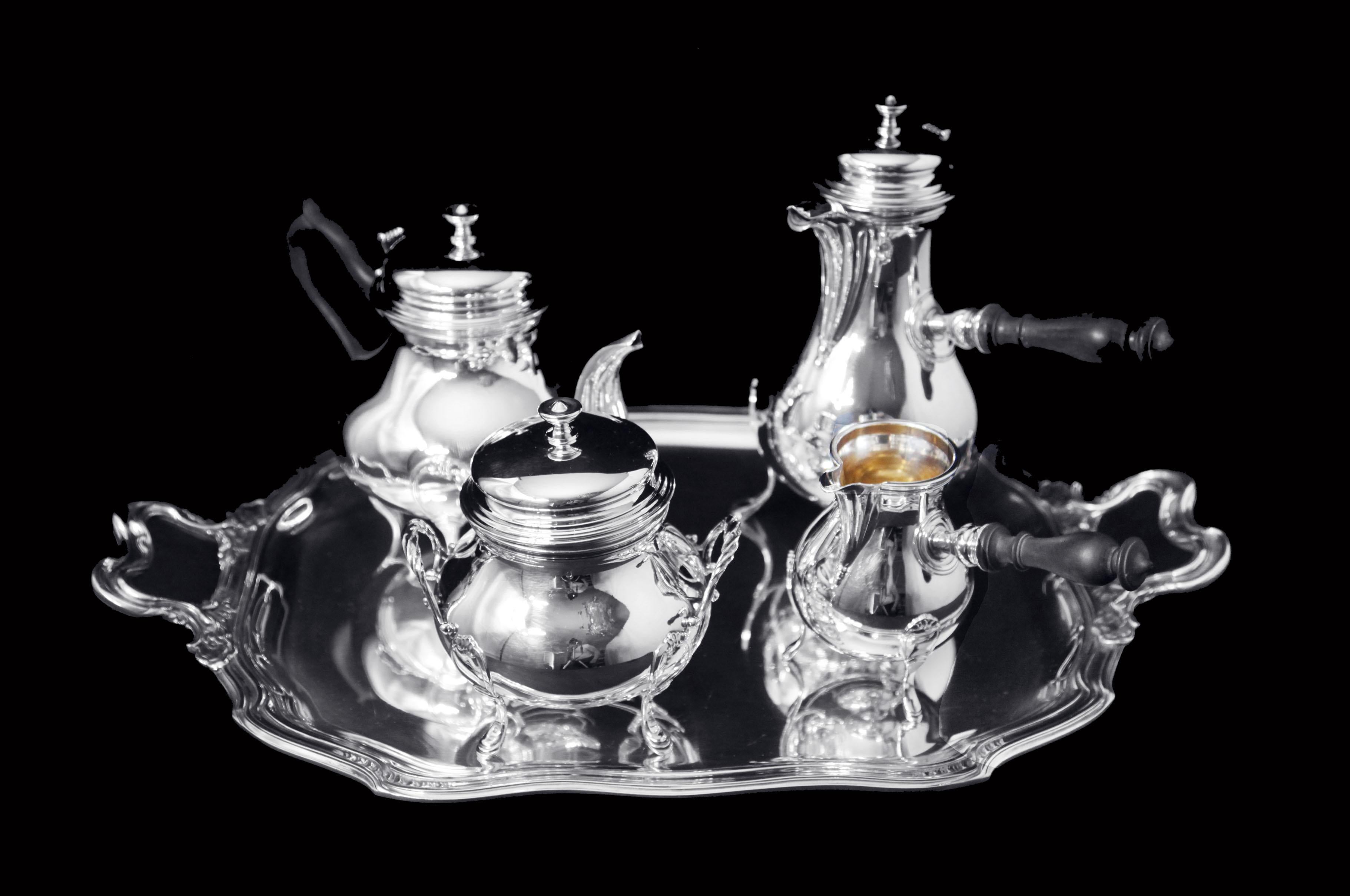real silver tea set