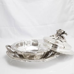 Odiot Sterling Silver Covered Vegetables Dishes