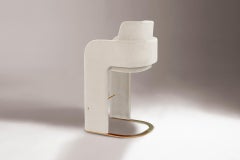 DOOQ Bar Chair with Soft Velvet and Brass footrest Odisseia