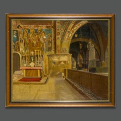 Late XIX Century Italian Church Interior