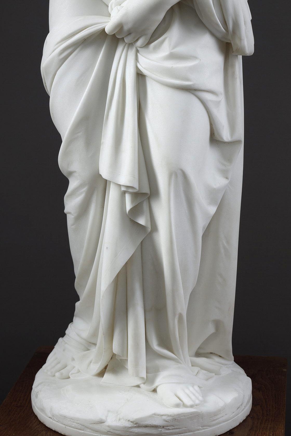 Musidora (Italienische Schule), Sculpture, von Odoardo Fantacchiotti