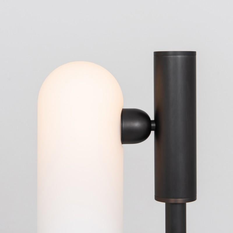 Modern Odyssey 1 Black Table Lamp by Schwung For Sale