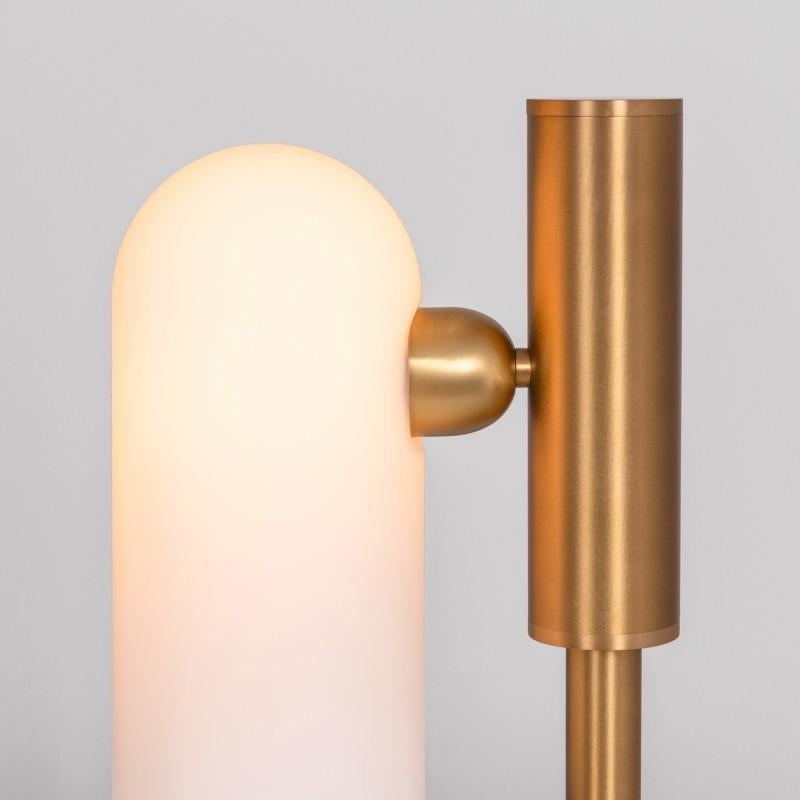Modern Odyssey 1 Brass Table Lamp by Schwung For Sale