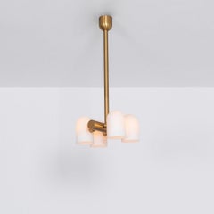Odyssey 4 Brass Chandelier by Schwung
