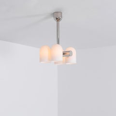 Odyssey 4 Polished Nickel Chandelier by Schwung