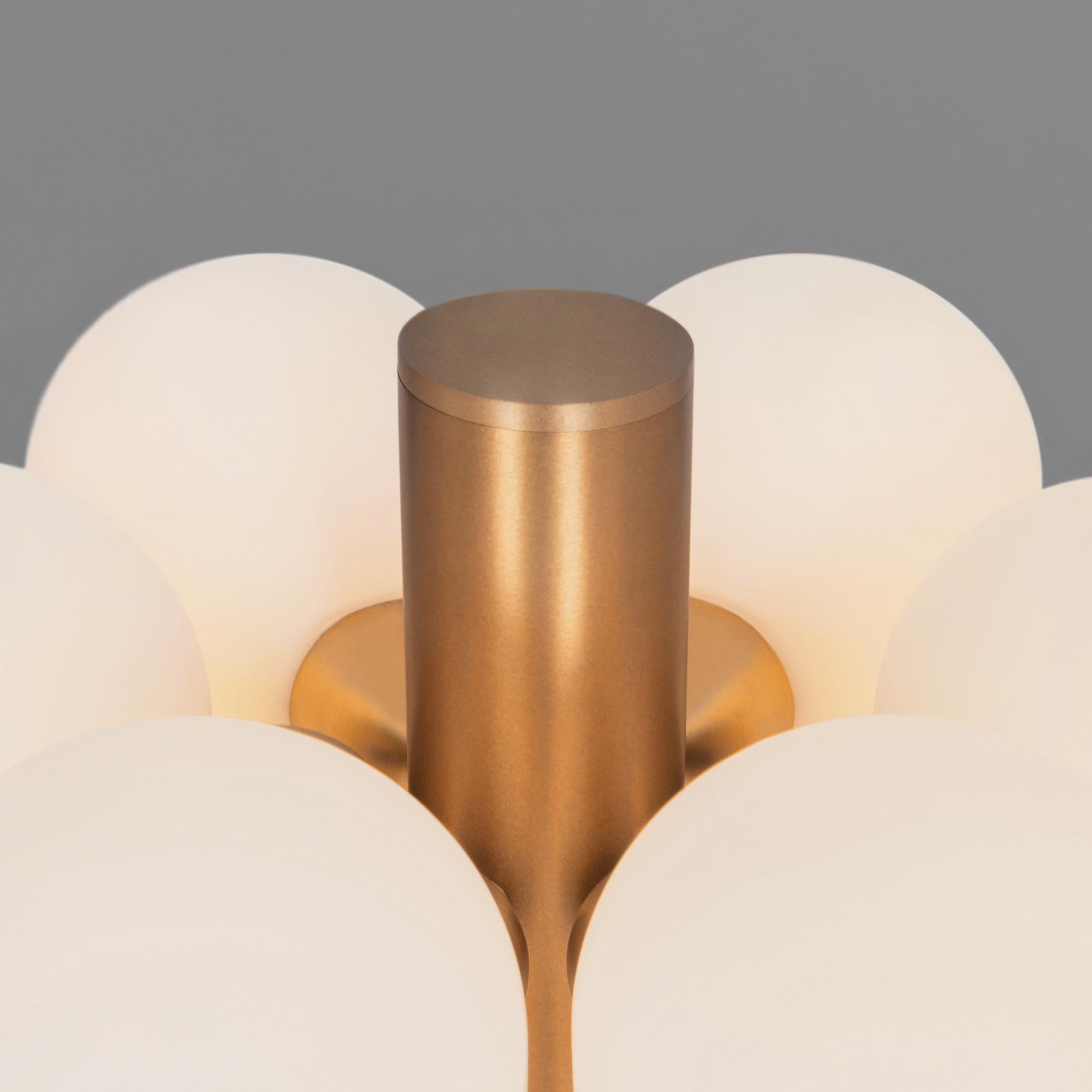 Brass Odyssey 6 Floor Lamp For Sale