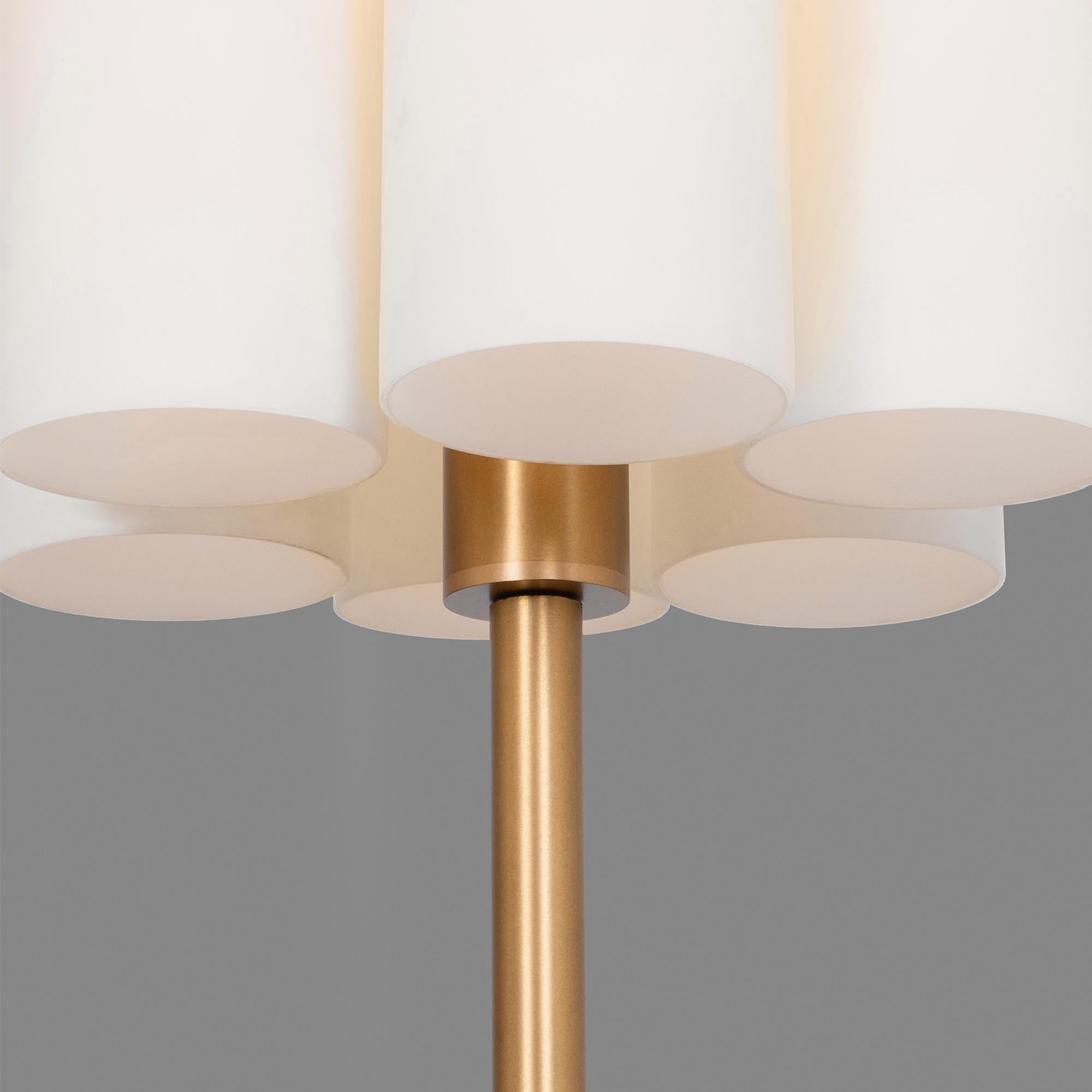 Brass Odyssey 6 Table Lamp For Sale