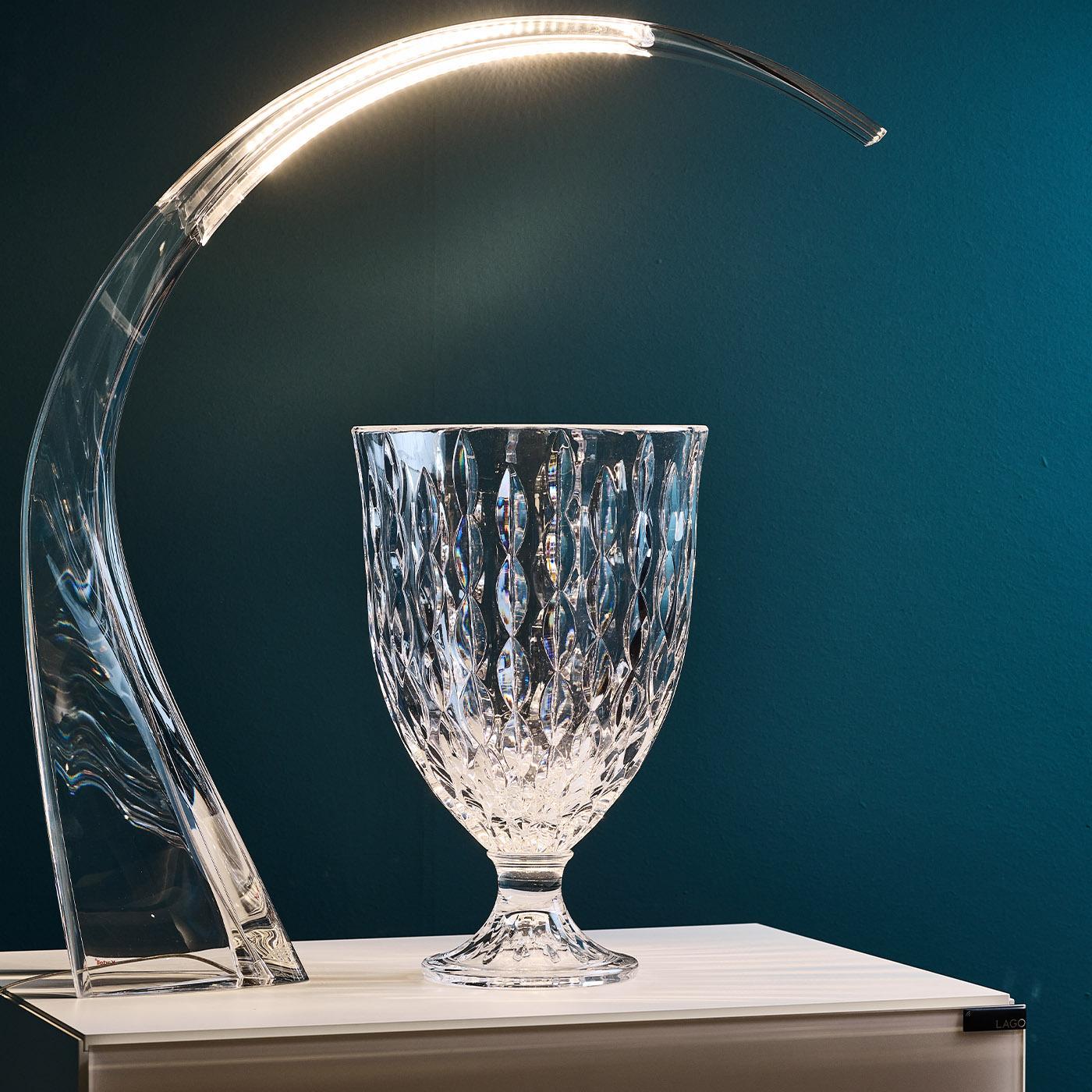 Contemporary Odyssey Clear Vase by Mario Cioni & C For Sale