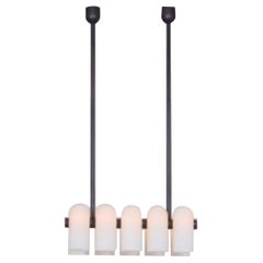 Odyssey Linear SM Black Chandelier by Schwung