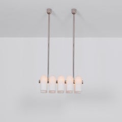 Odyssey Linear SM Polished Nickel Chandelier by Schwung