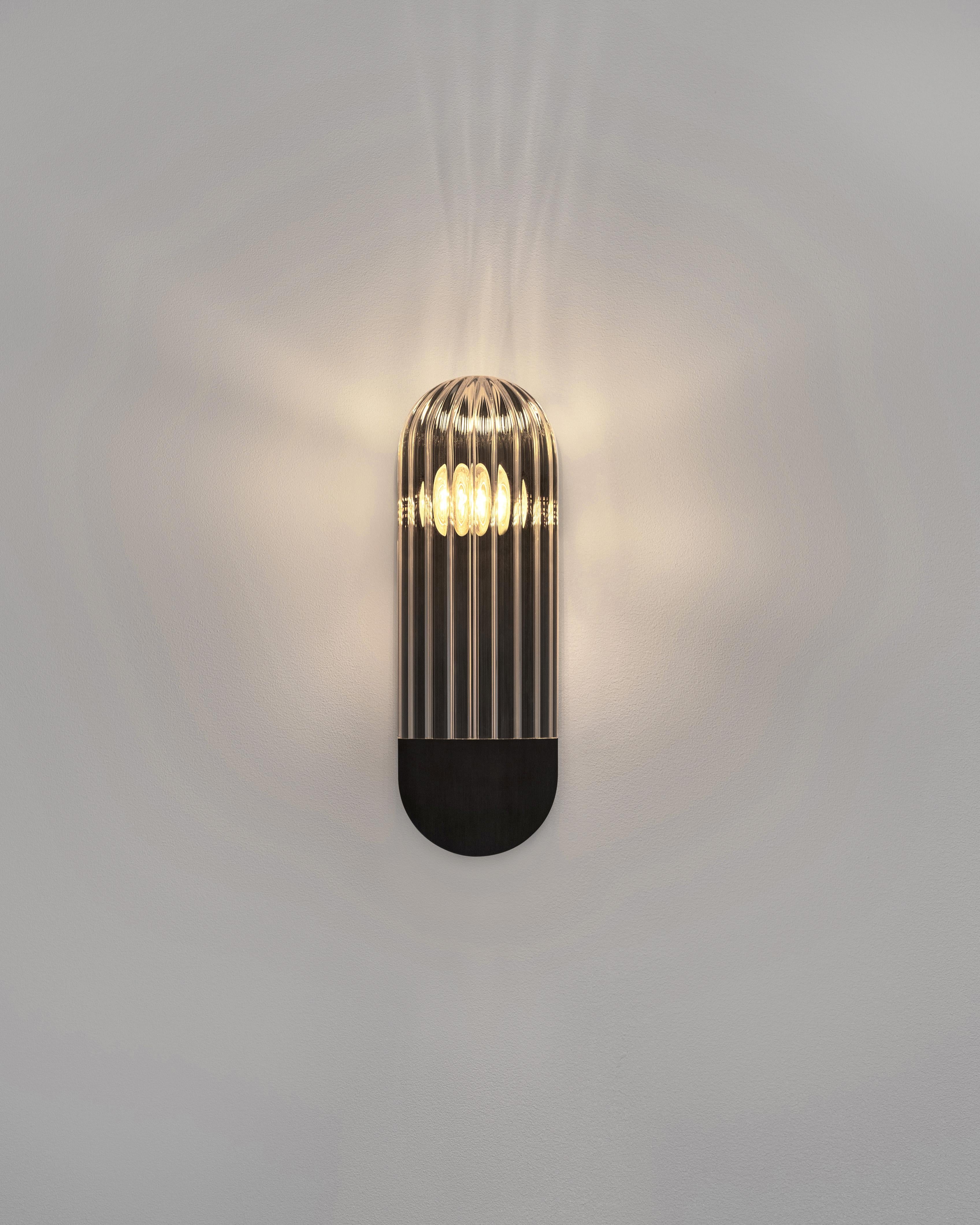 Modern Odyssey Paris Wall Sconce by Schwung For Sale