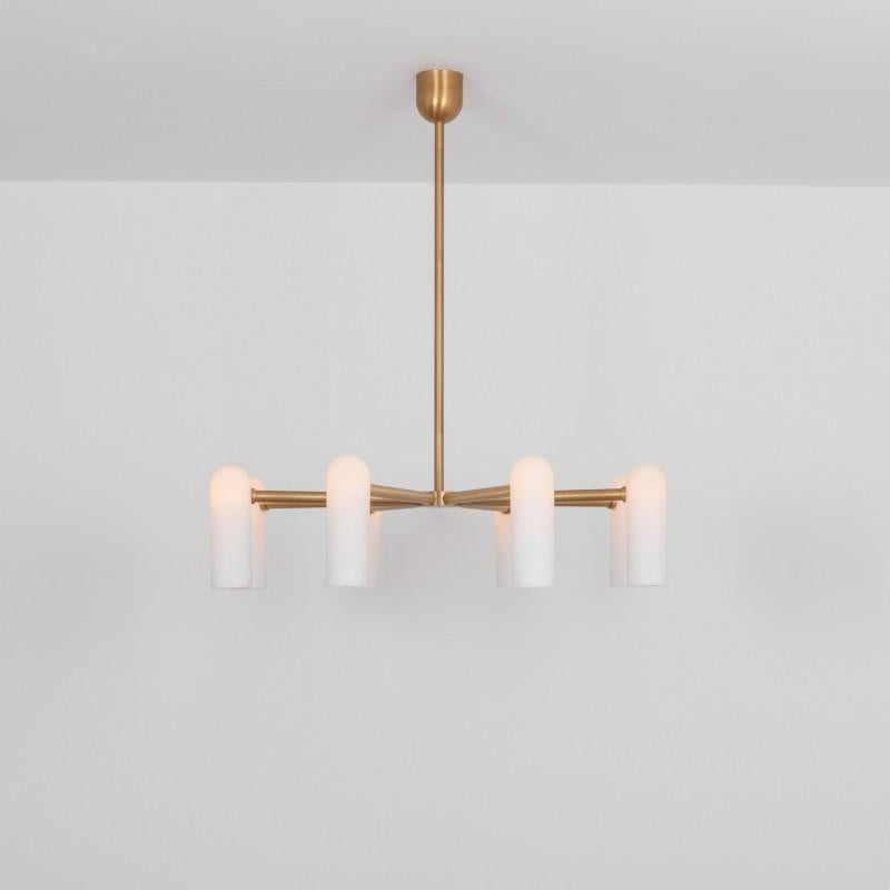 Polacco Lampadario Odyssey Round MD nero di Schwung in vendita