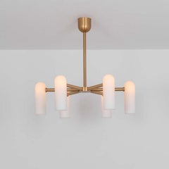 Odyssey Round SM Brass Chandelier by Schwung