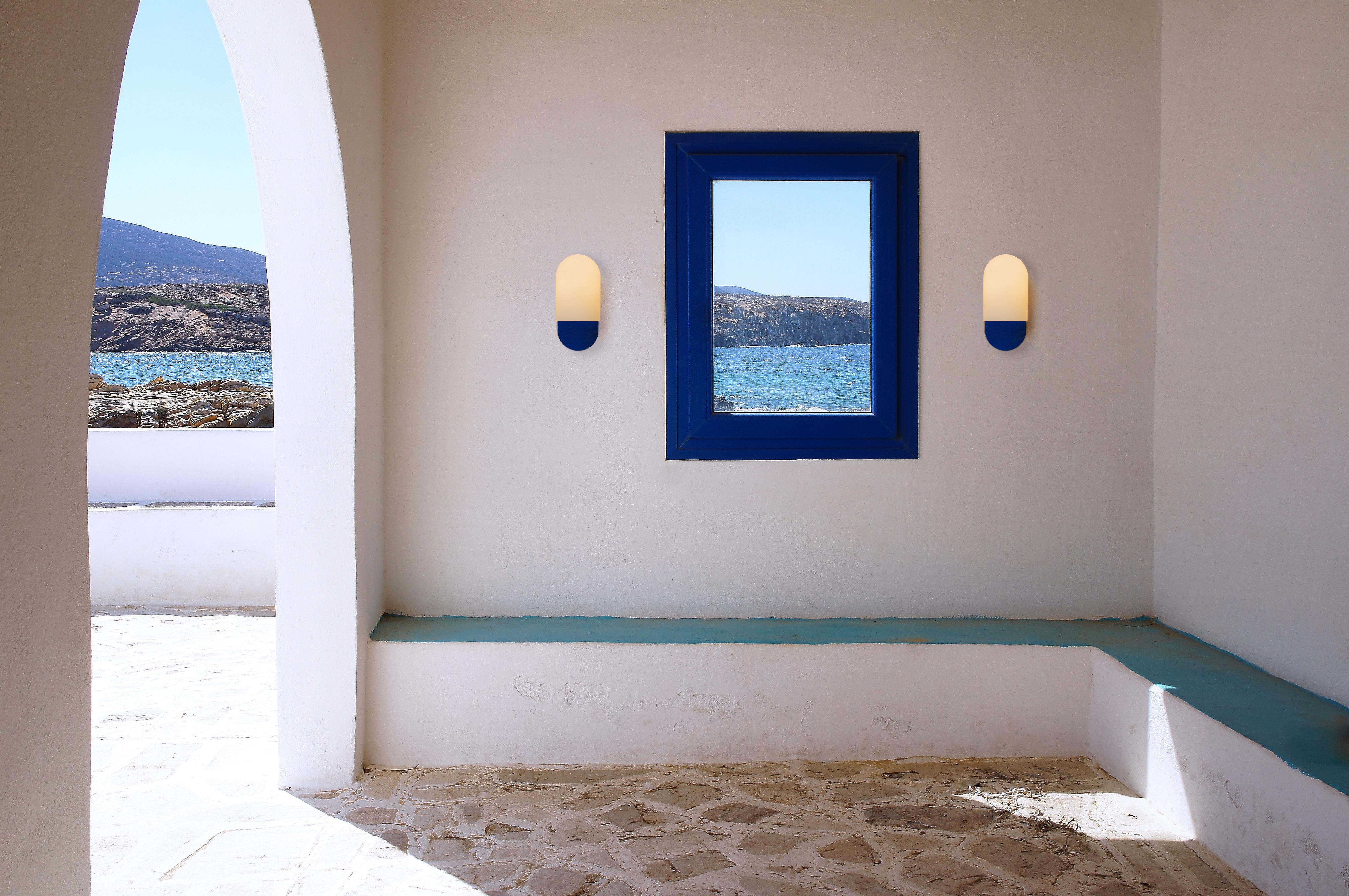 Glass Odyssey Santorini SM by Schwung For Sale