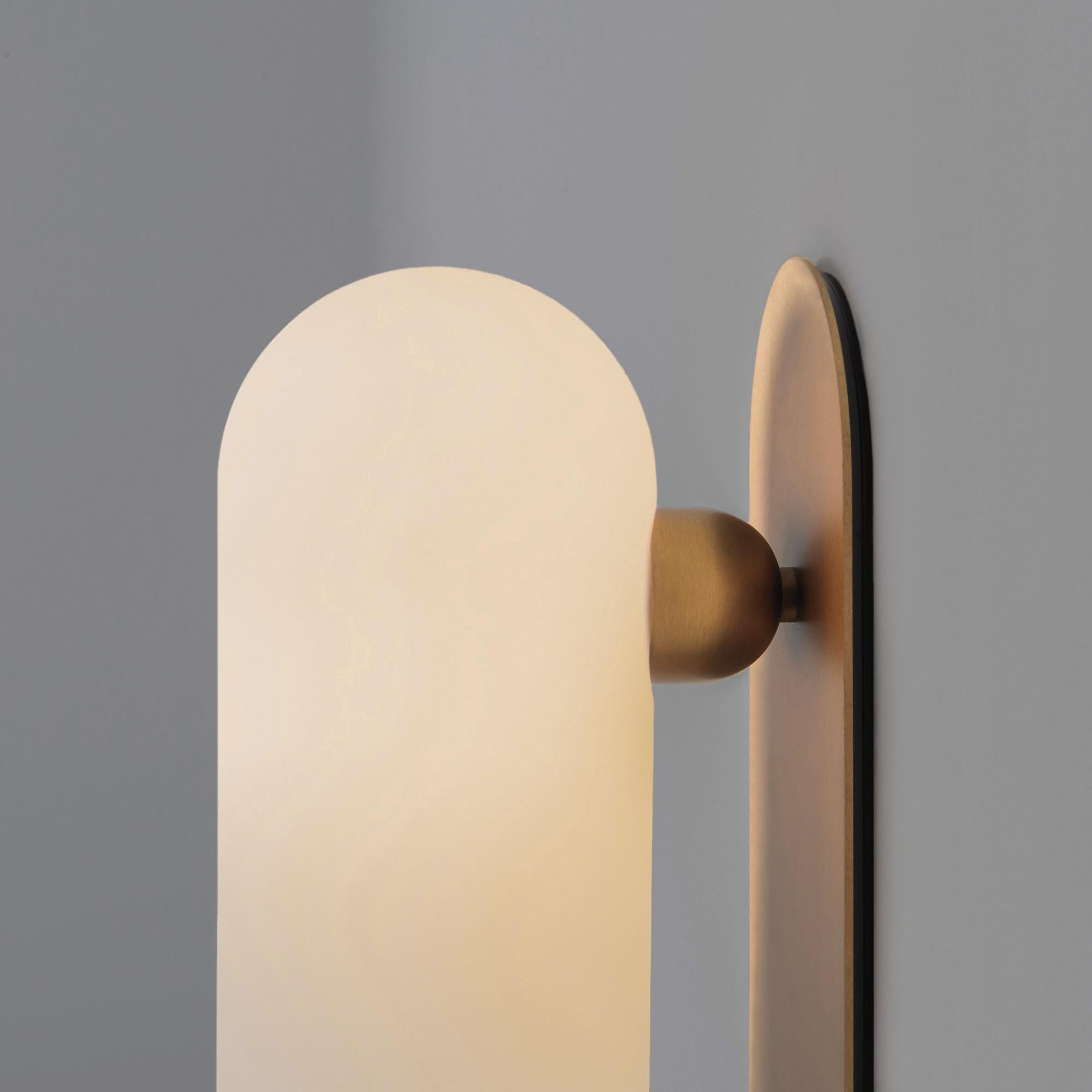 Contemporary Odyssey Wall Sconce Medium For Sale