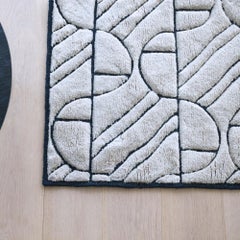 Odyssey's Rolling Blend Customizable Journeys Weave Rug in Cream Large