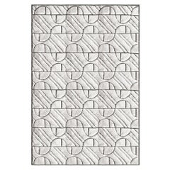 Odyssey's Rolling Blend Customizable Journeys Weave Rug in Cream Large