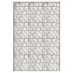 Odyssey's Rolling Blend Customizable Journeys Weave Rug in Cream Small