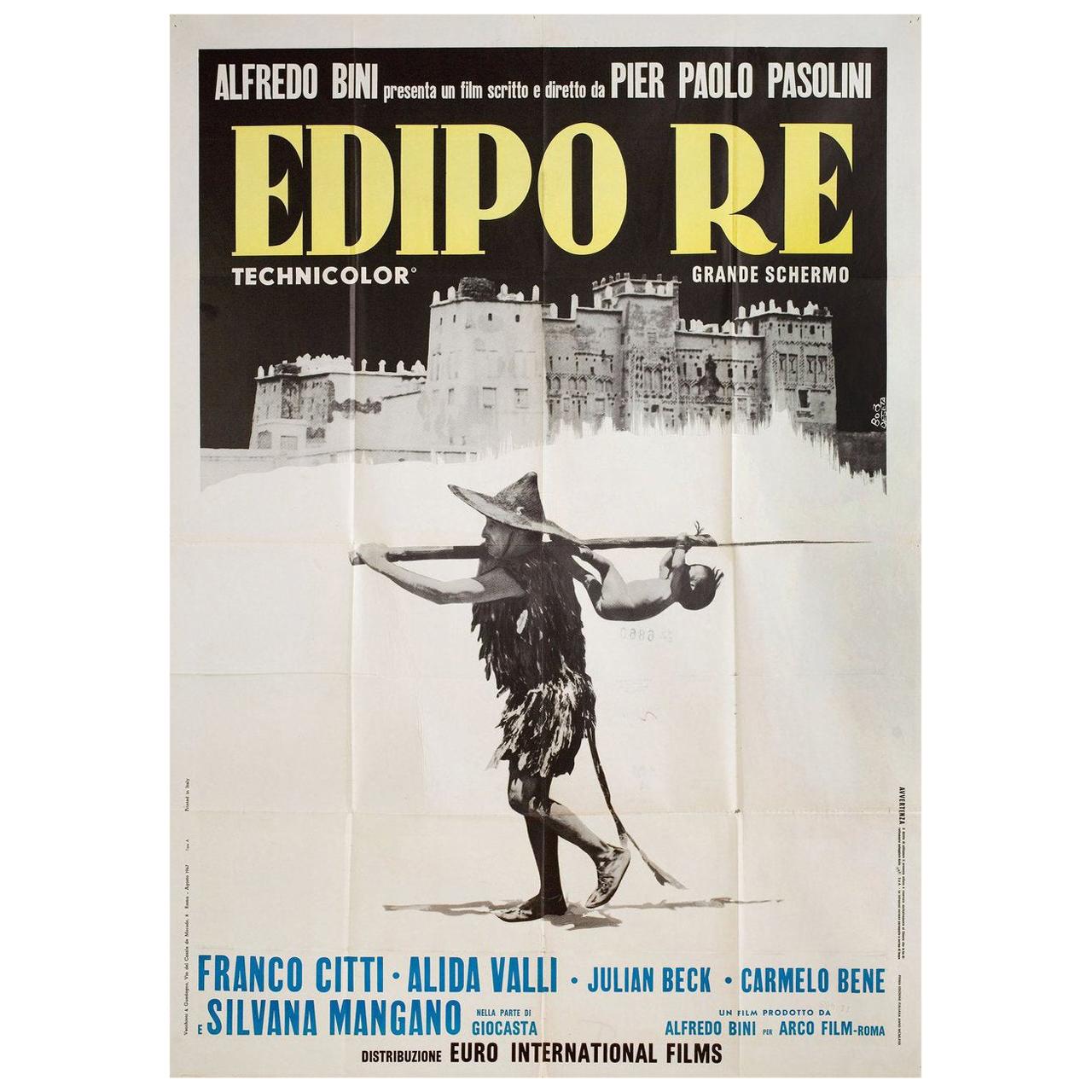 Oedipus Rex 1967 Italian Due Fogli Film Poster