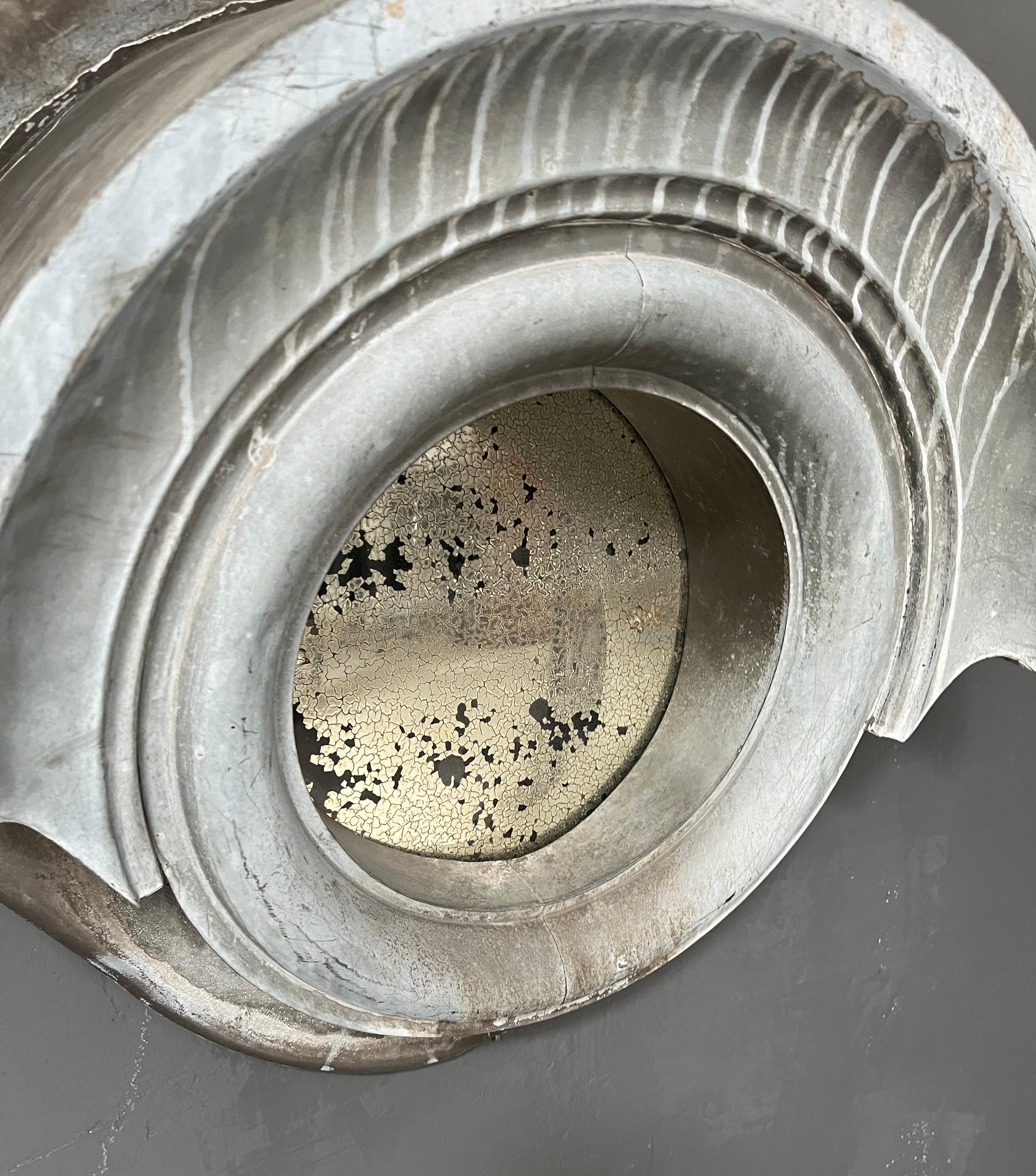 Late 19th Century Oeil de Boeuf  Mirror For Sale
