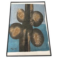 œuvre papier gaufré Kijno