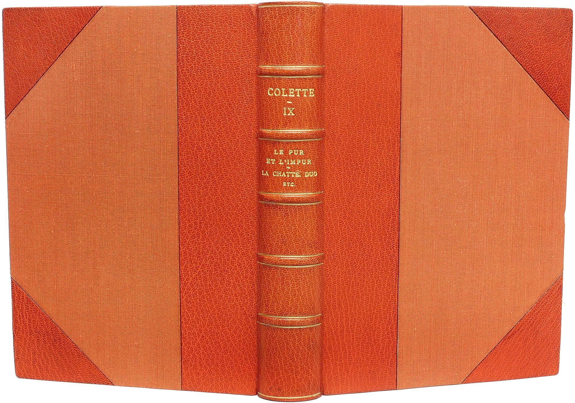 Mid-20th Century Oeuvres Completes De Colette. Complete Works of Colette - FIRST COLLECTED EDITON For Sale