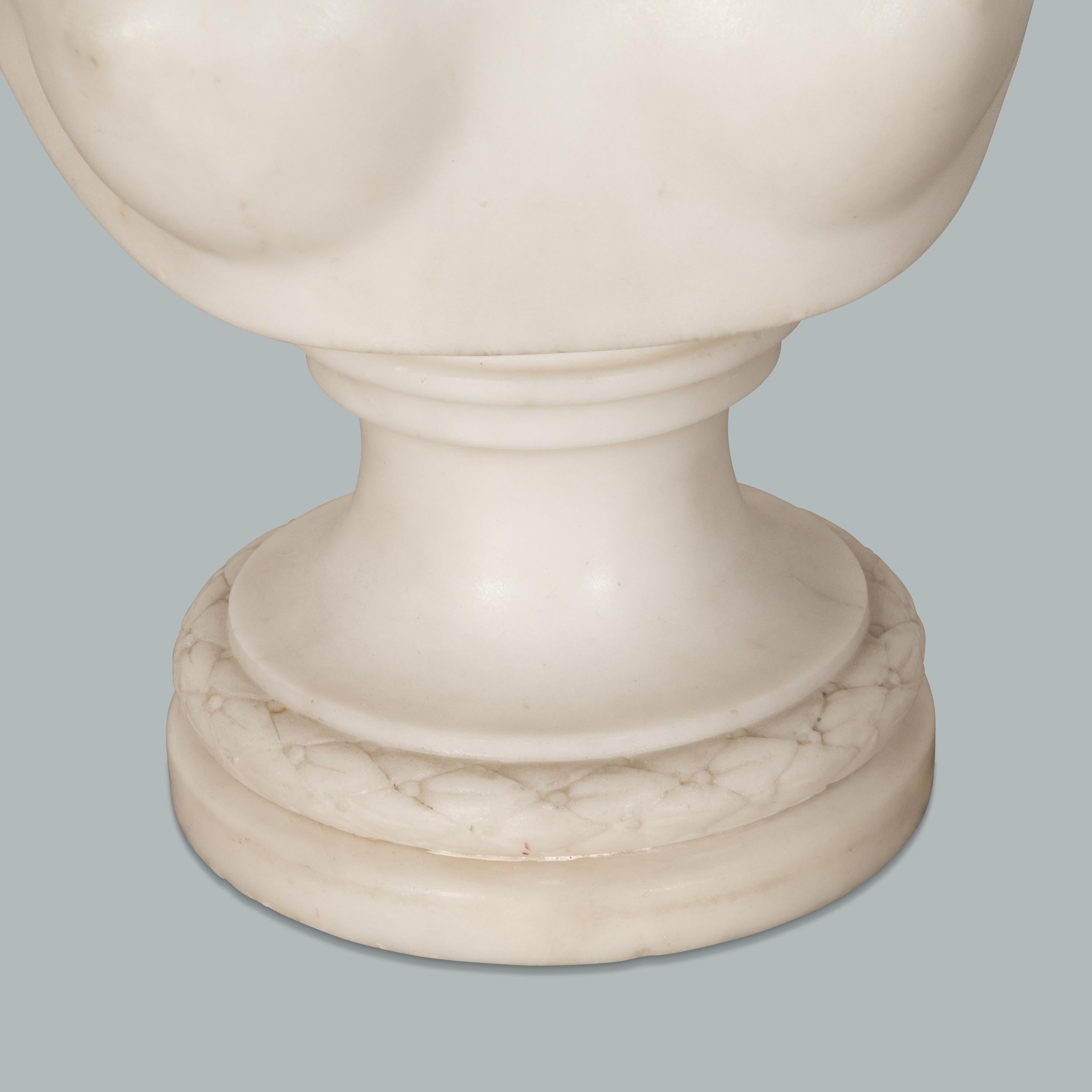 Of American Interest; 18th Century Marble Bust of Diana by Houdon 2
