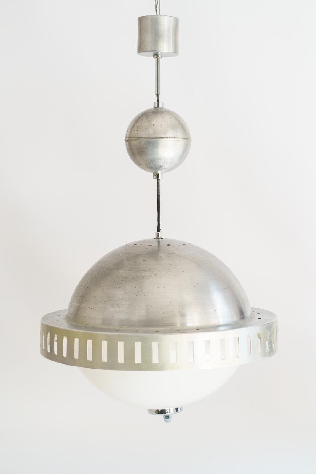Mid-Century Modern Chandelier cealing lamp of Esperia 1960 For Sale