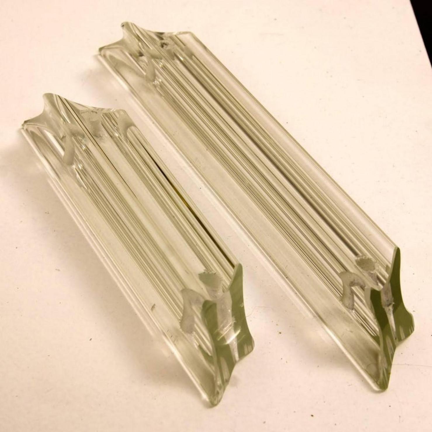 Of of the Three Gold-Plated Piramide Venini Style Flush Mounts, 3 sizes For Sale 1