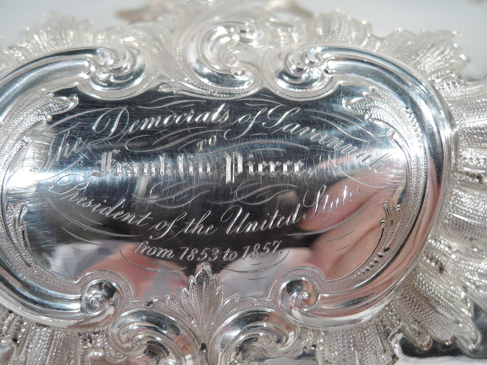 American Of Presidential Interest, Serving Dish Presented to Franklin Pierce