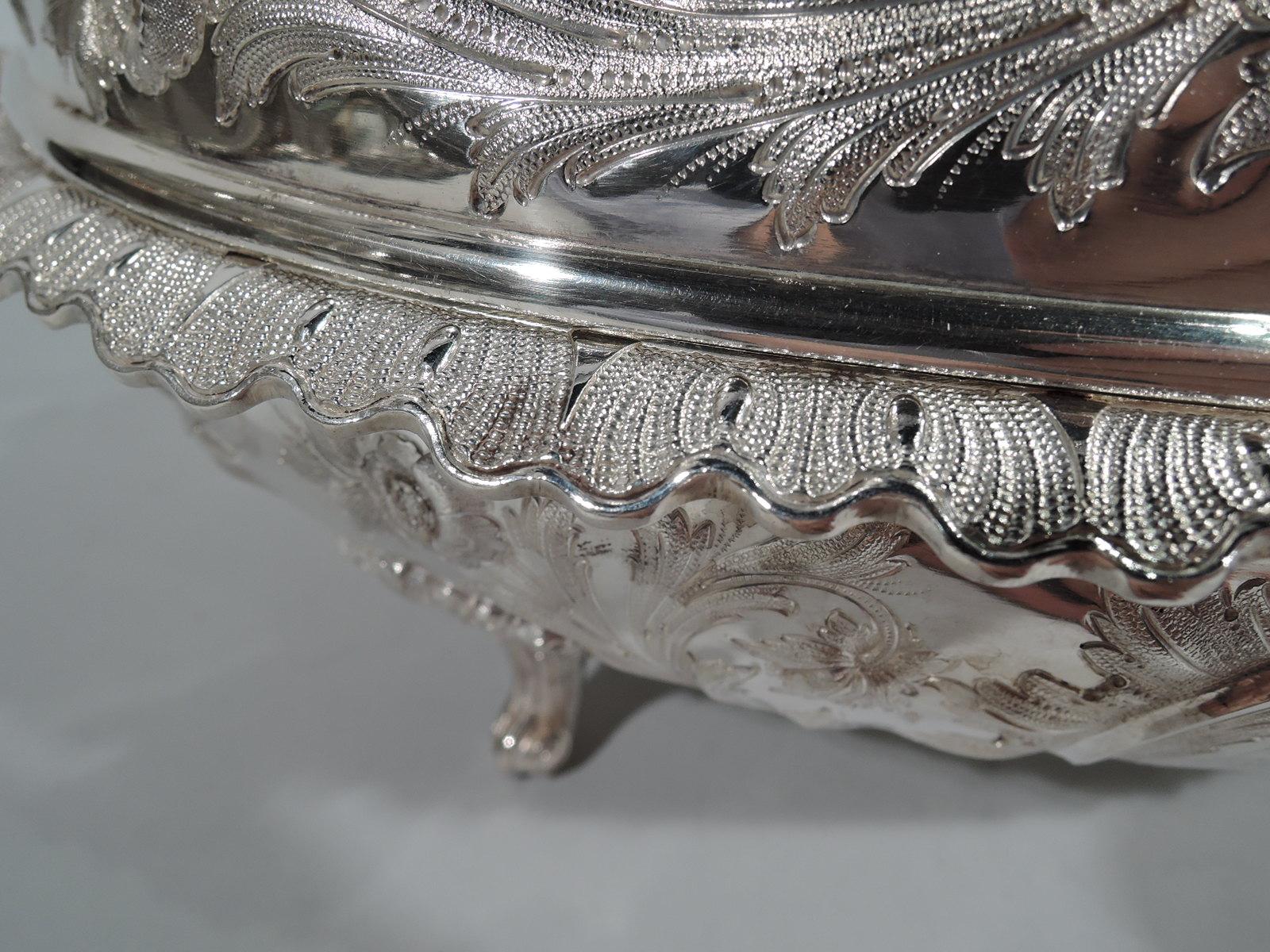 Sterling Silver Of Presidential Interest, Serving Dish Presented to Franklin Pierce