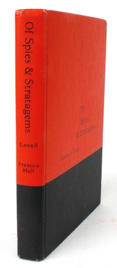 "Of Spies & Stratagems" Signed First Edition Book by Stanley P. Lovell