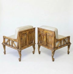 of Thebes Club Chairs by Randolph & Hein for Steve Chase