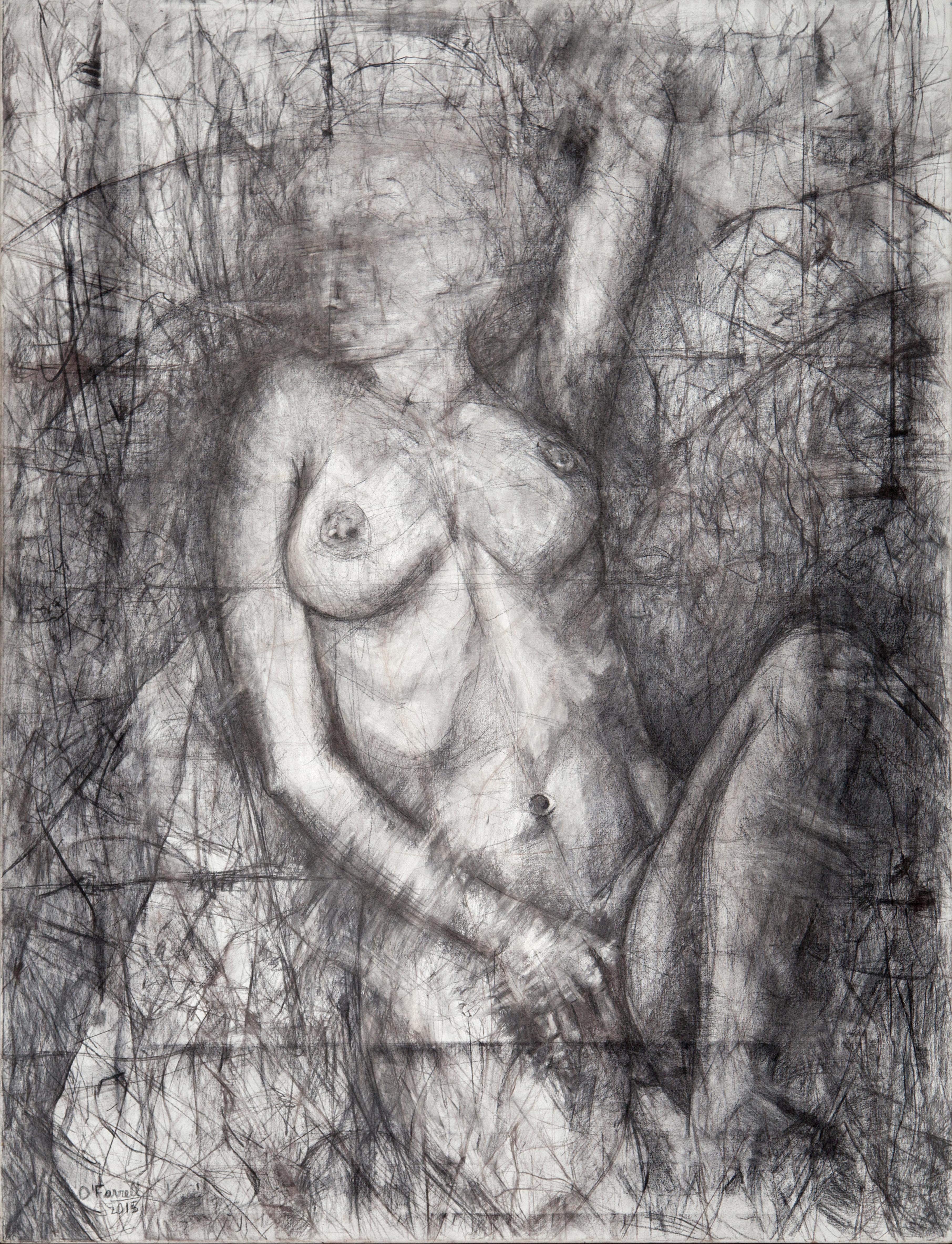 O'Farrell Nude Painting - Descubierta
