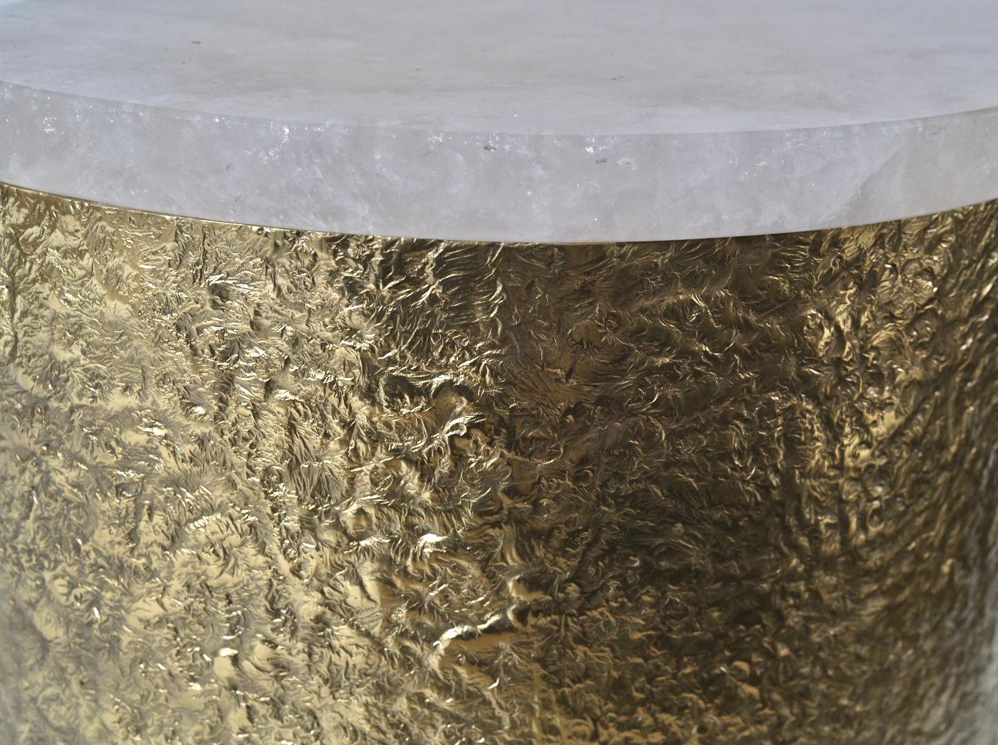 Cristal de roche Table à cocktail OFB I Rock Crystal de Phoenix en vente