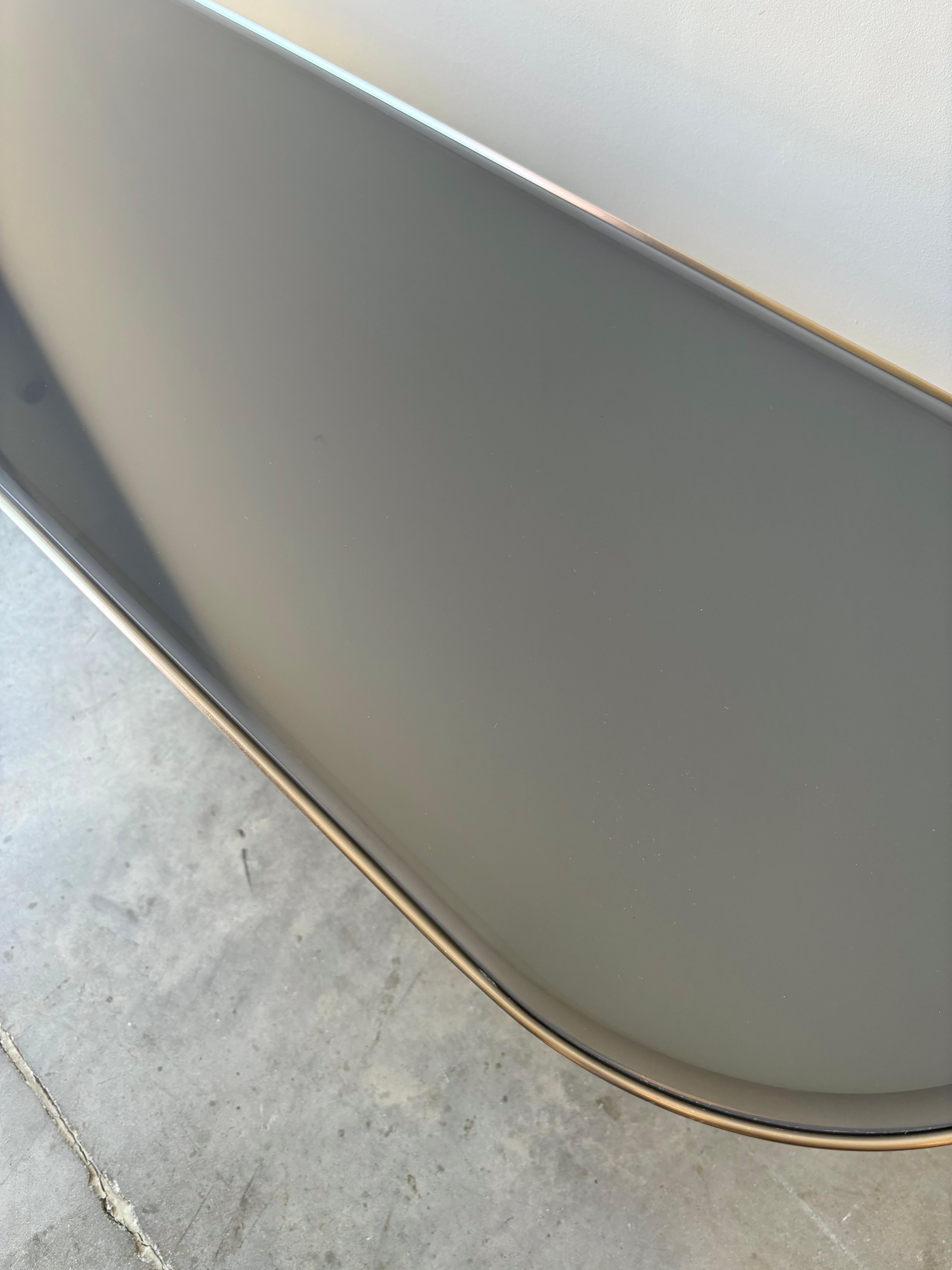 Fin du 20e siècle Table lumineuse Off Beam Console de J Wade Beam, 1985 en vente