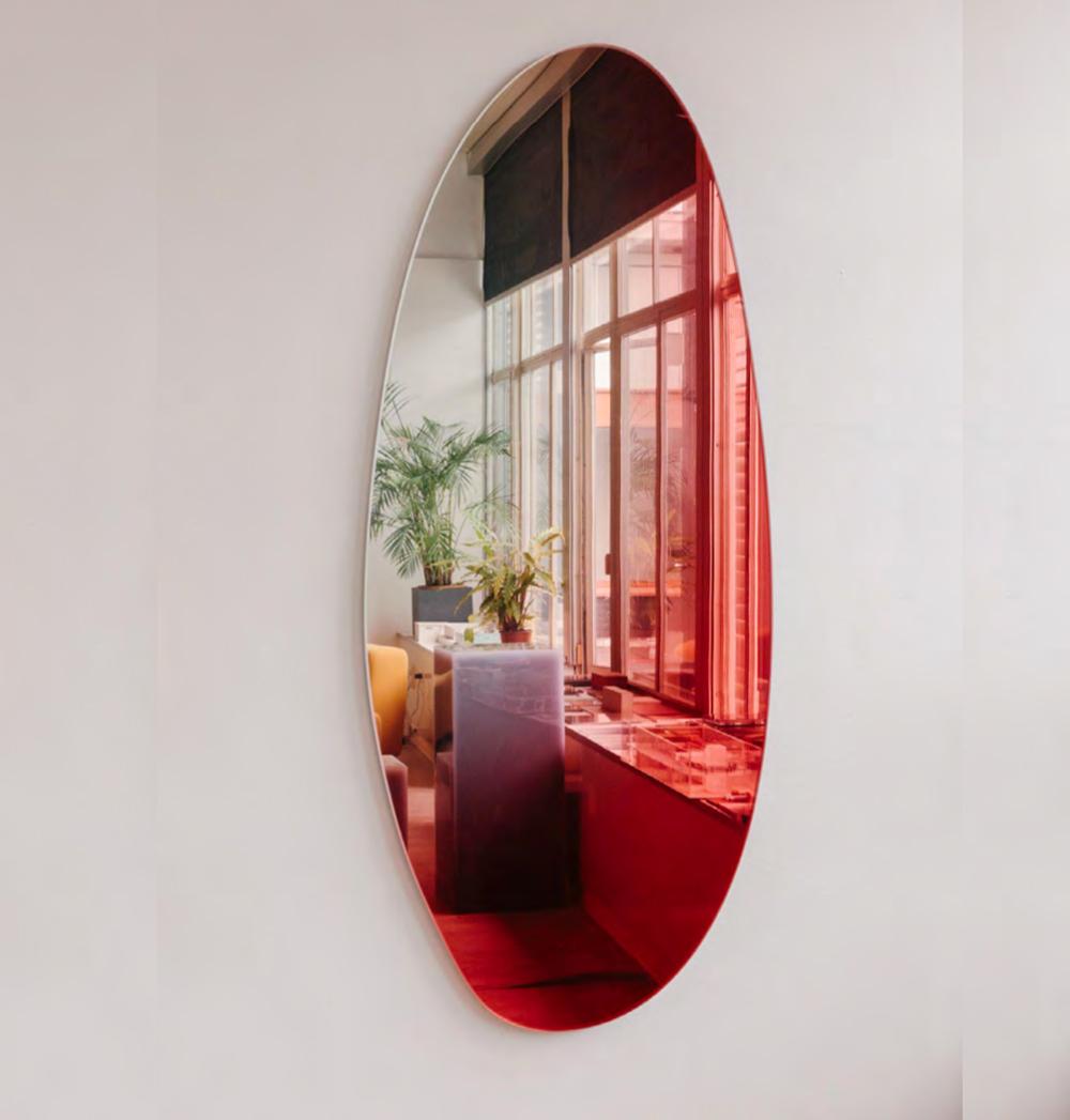 Off Round Hue Mirror by Sabine Marcelis  In New Condition In Pireaus-Athens, Greece