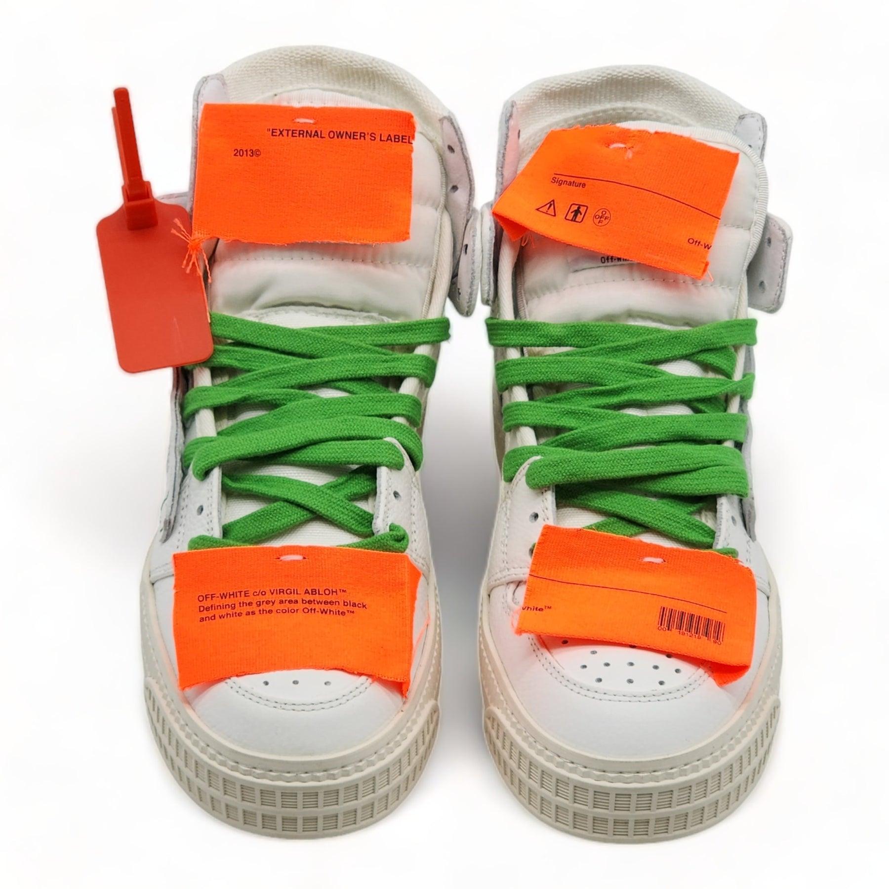 Off-White 3.0 Court Hi Top Women's Sneakers 'White'.

Additional information:
Style code: OWIA112R20800068
Color: White
Size: 35 EU (5 US)
Country: Italy