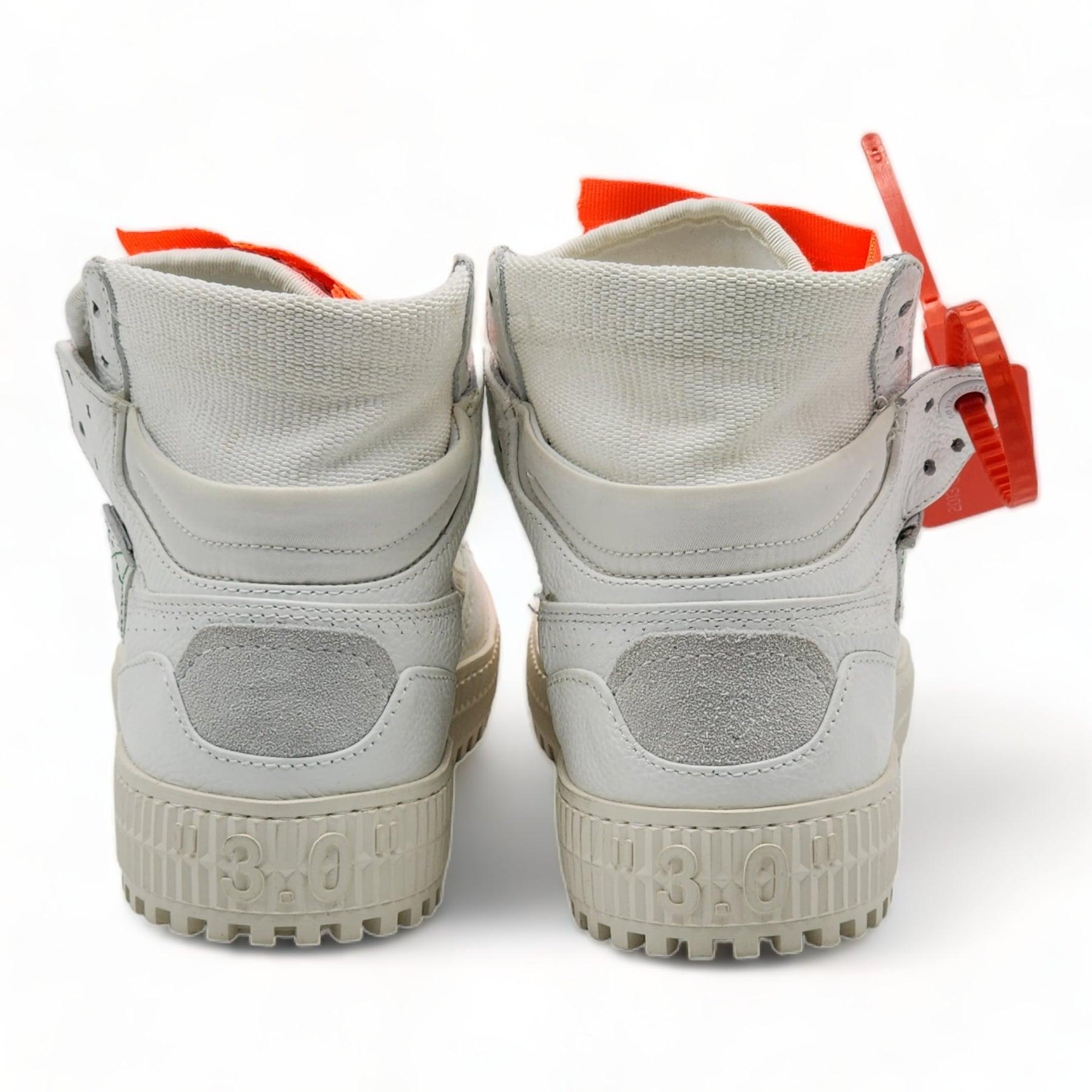 Beige Off-White 3.0 Court Hi Top Women's Sneakers 'White' For Sale