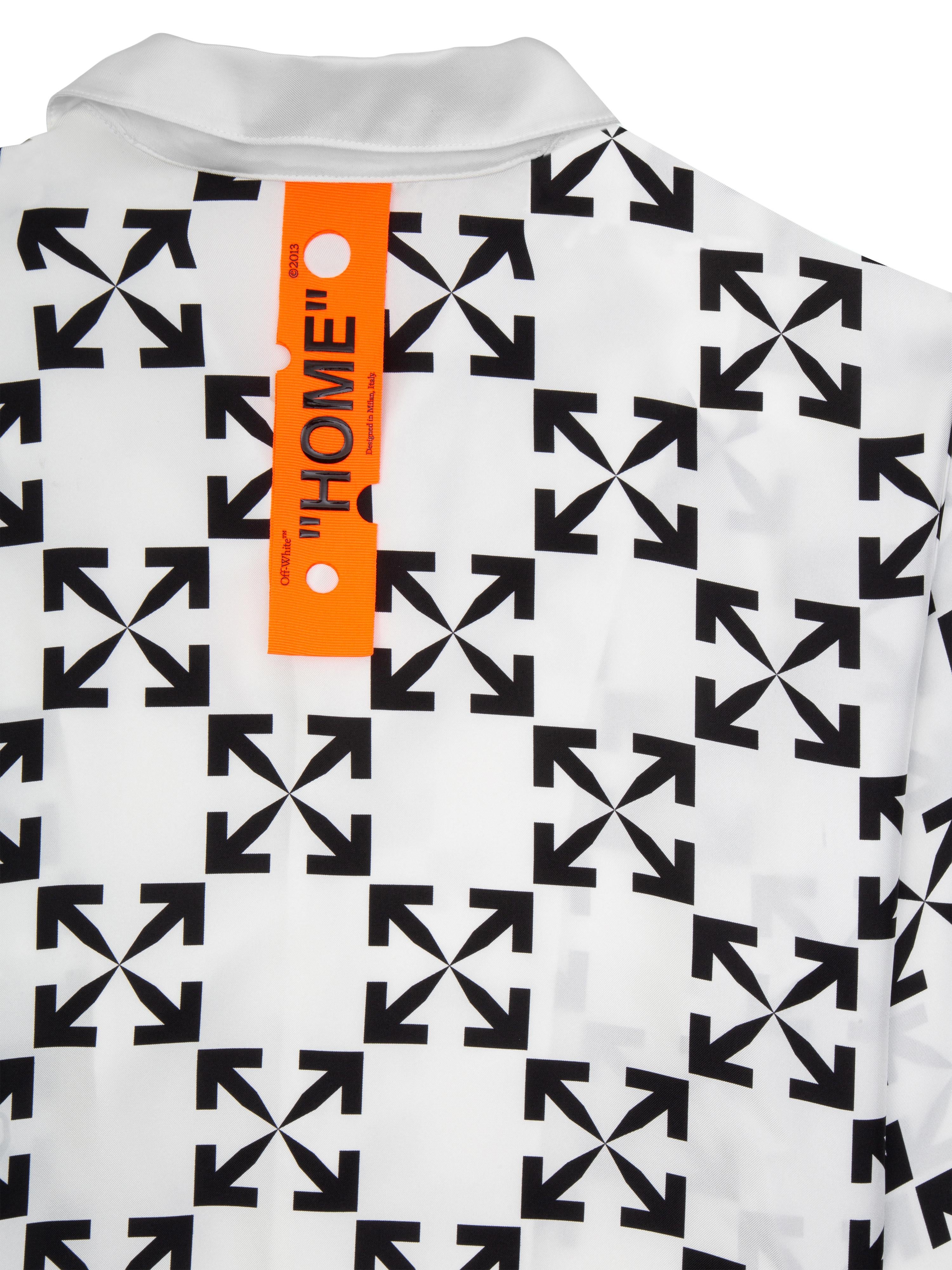 Off-White Arrow Pattern Pijama White Black Small In New Condition For Sale In Milan, IT