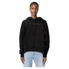 Off-White Black Back Logo Print Hoodie Size XL