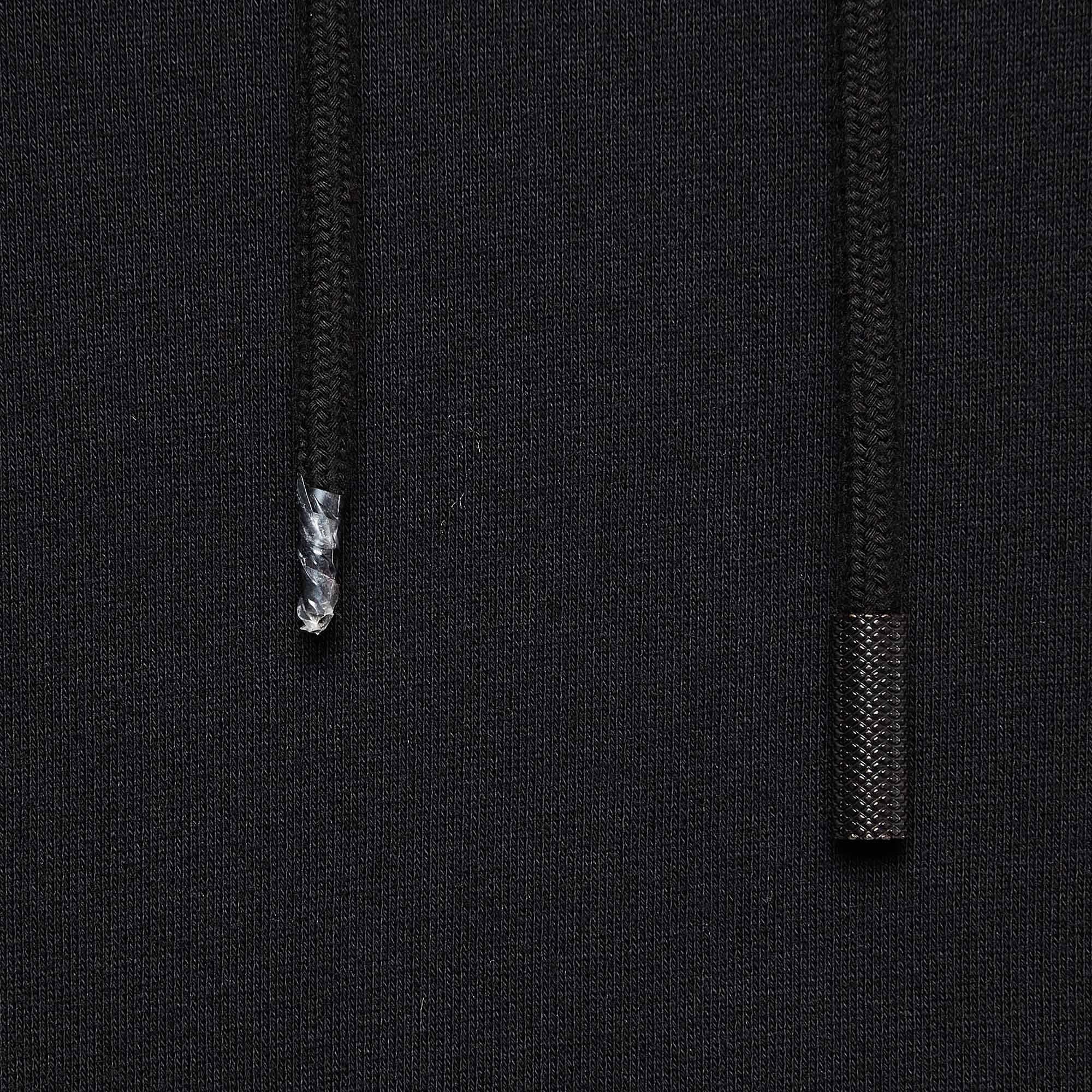 Women's Off-White Black Cherry Blossom Print Virgil Abloh Hoodie S