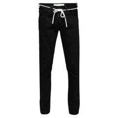 Off-White Vaqueros Negros Estampados Flecha M