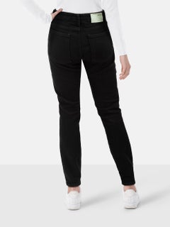 Vaqueros pitillo negros con logo estampado Off-White Talla M