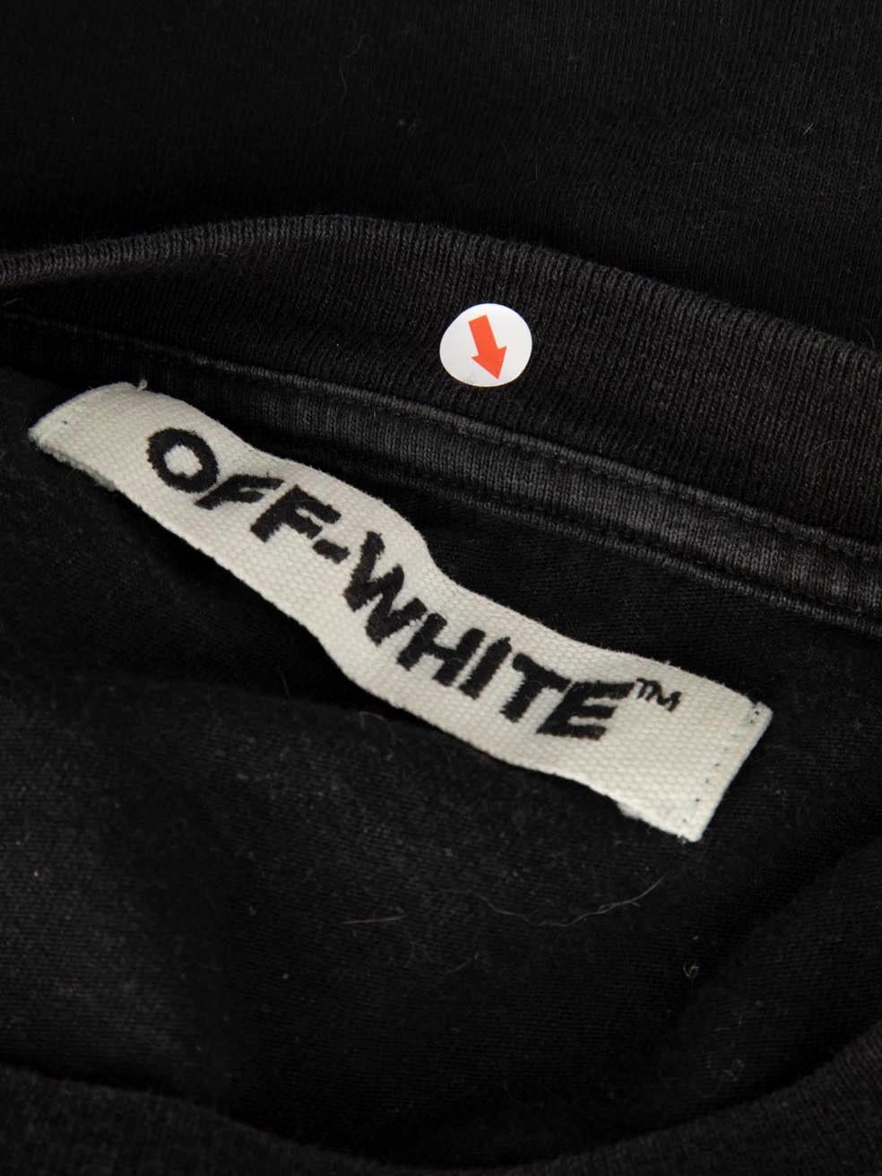 Black Off-White « Do You Have a Table Tho ? » T-shirt taille S en vente 5