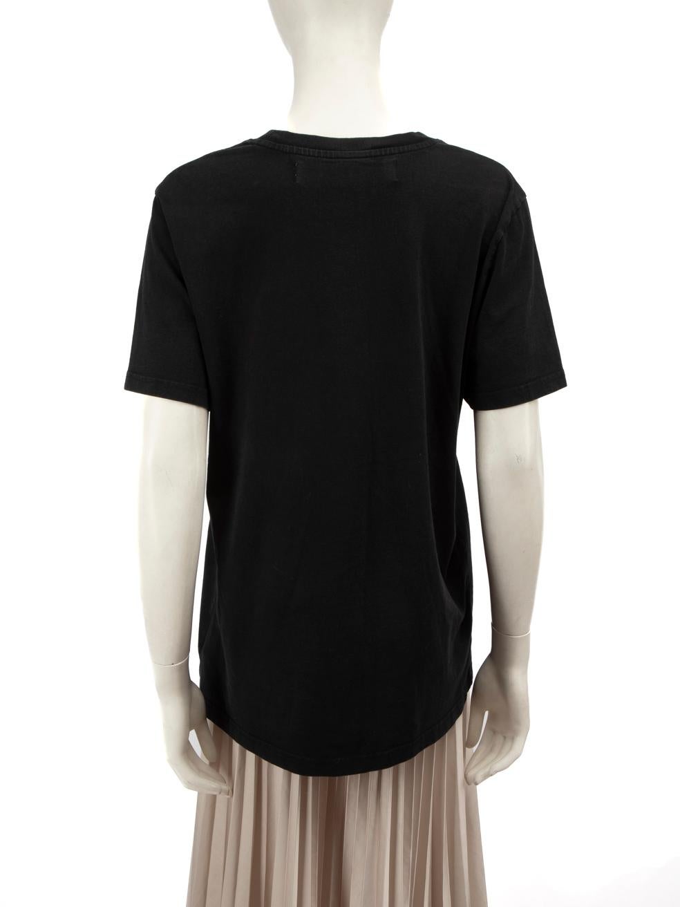 Noir Off-White Black Figure Print Top Size L en vente