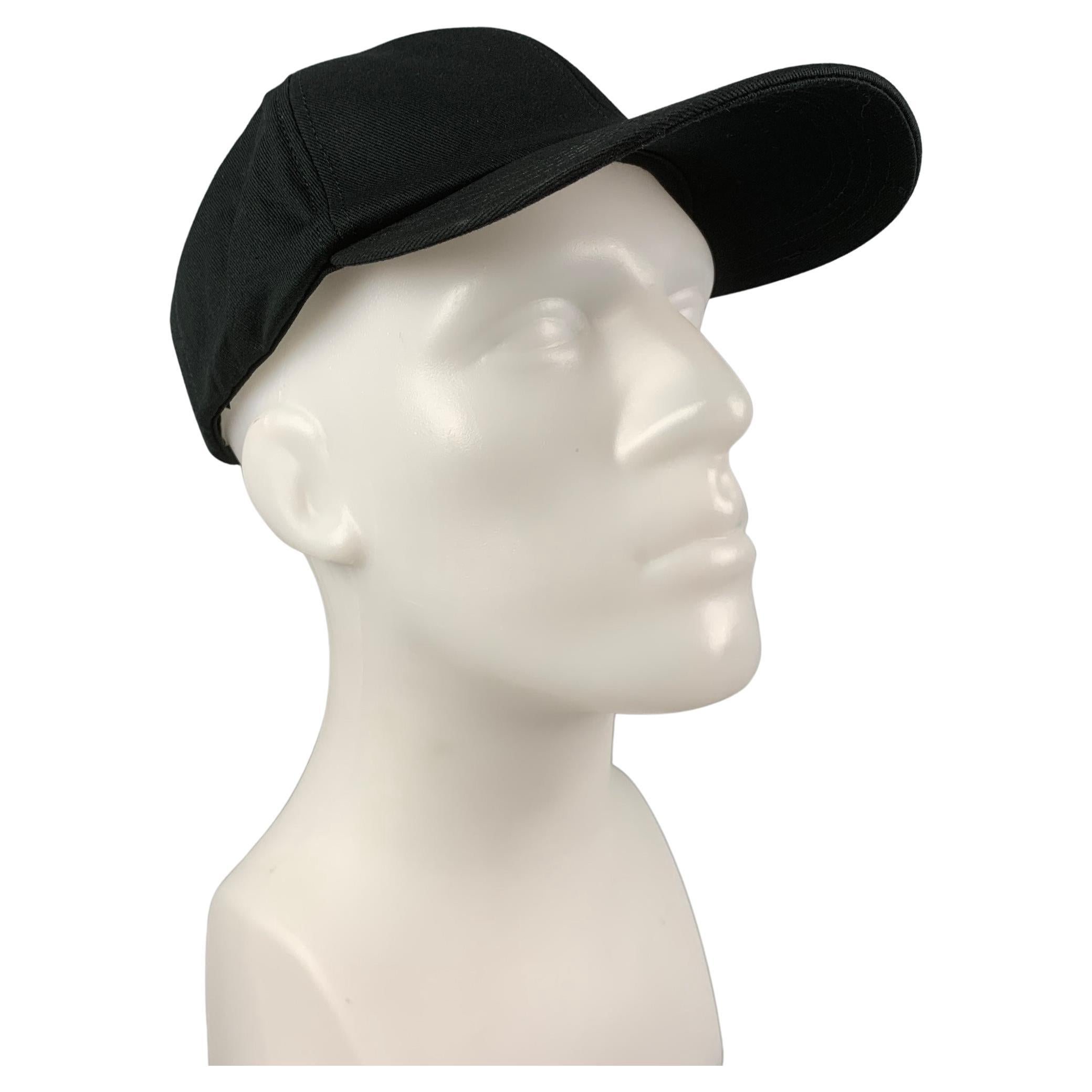 OFF-WHITE Black Graphic Cotton CAP Hat